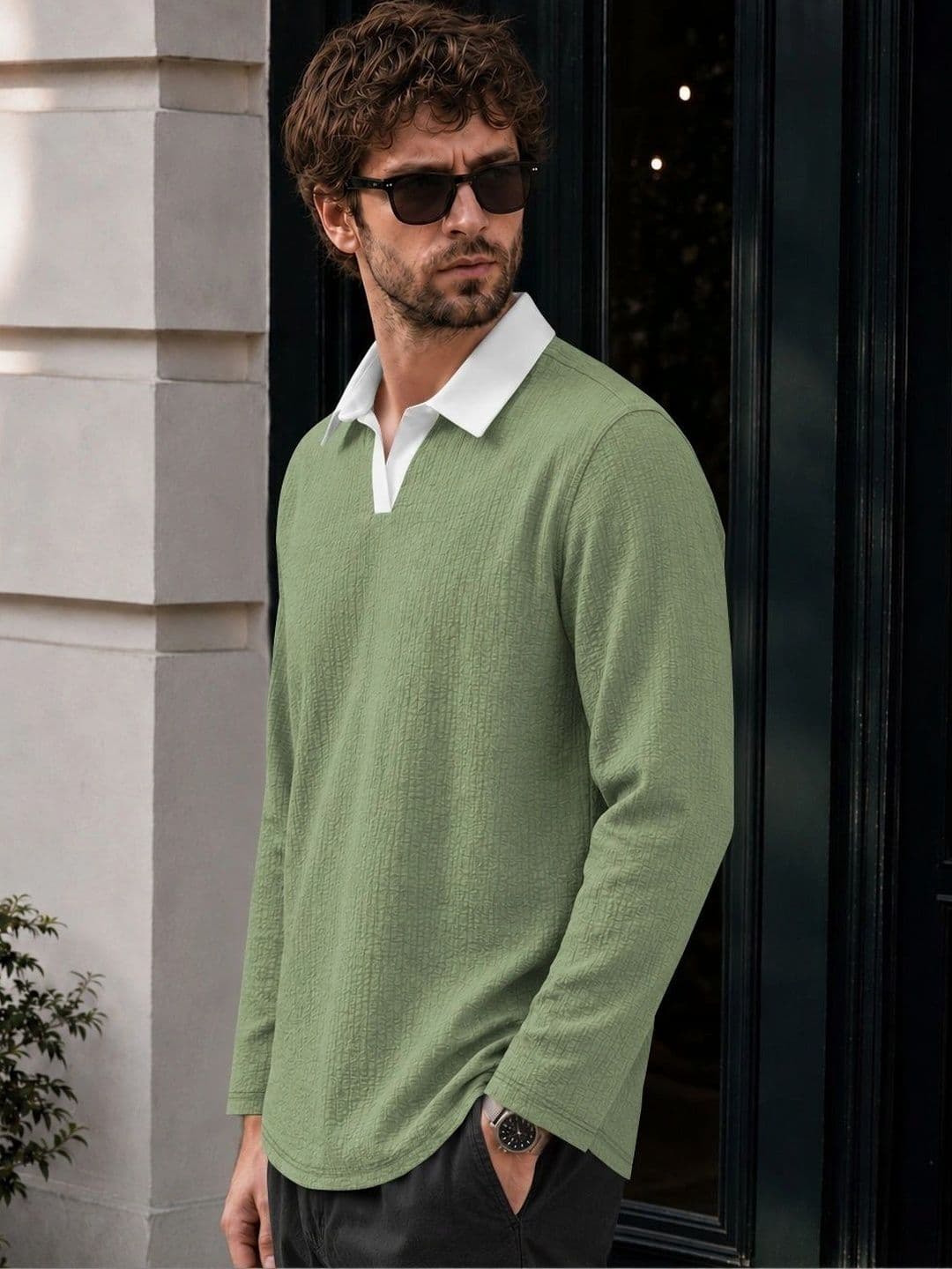 Moda Rapido Men Polo Collar T-shirt thumbnail 3