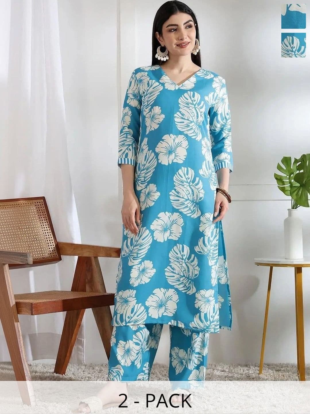 LUGDDA Women Printed Palazzos - view 1