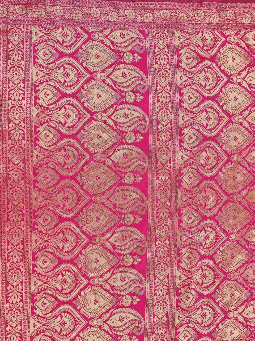 KALINI Woven Design Zari Art Silk Fusion Banarasi Saree thumbnail 6