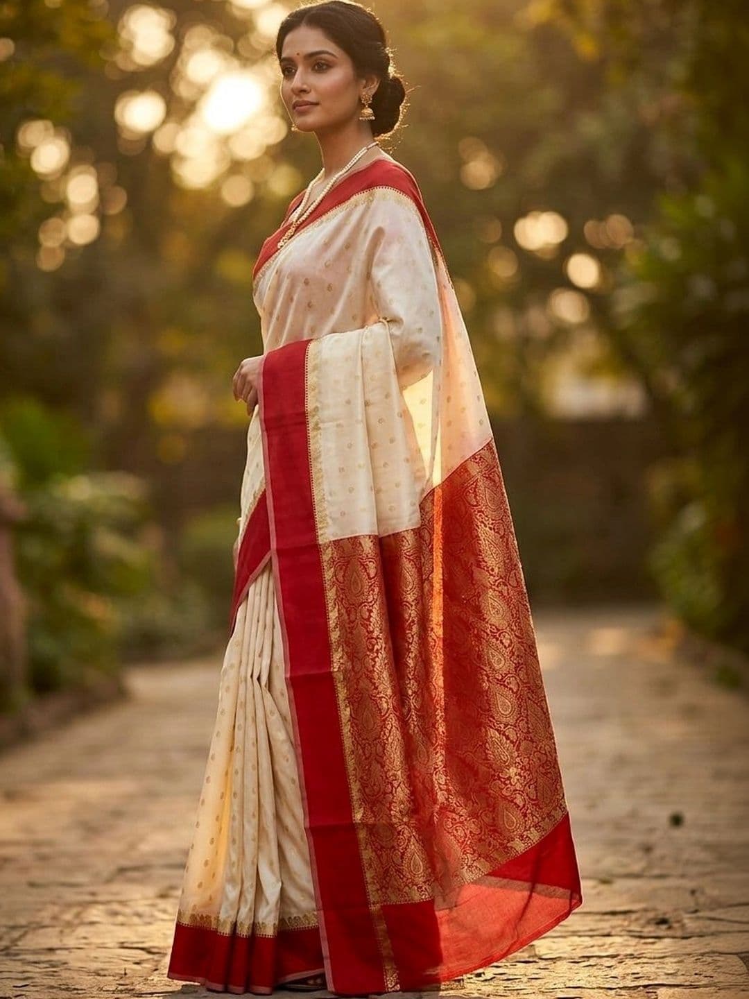 Silk Loomluxe Woven Design Zari Art Silk Saree thumbnail 3