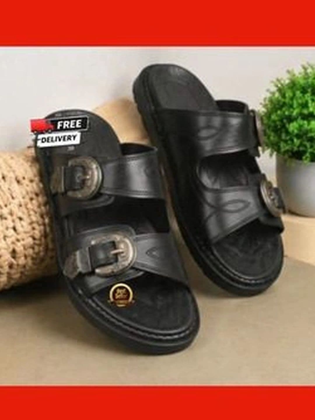 WALK WISE Men Embellished Sliders thumbnail 2