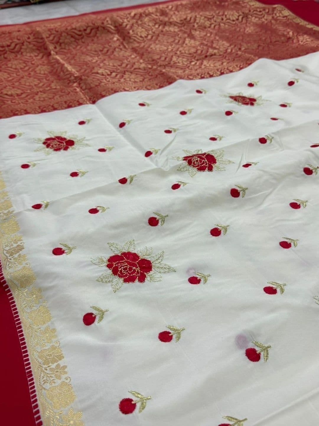 Urban Silk Saree Embroidered Art Silk Sarees thumbnail 4