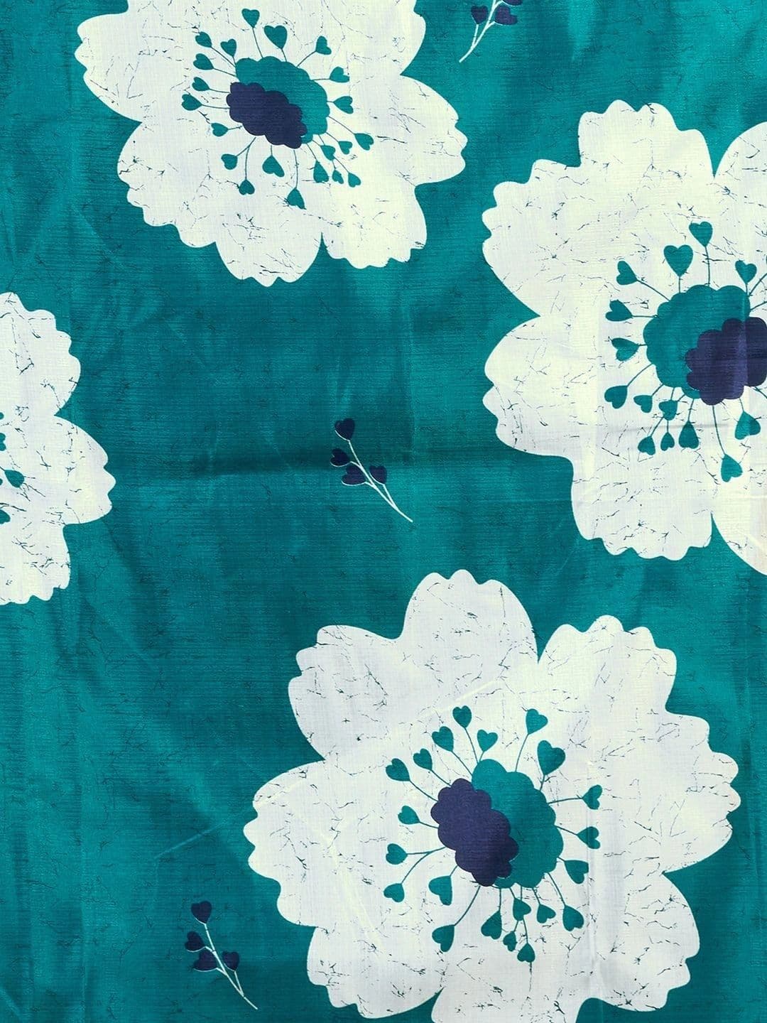 SANISA Floral Pure Cotton Saree thumbnail 2