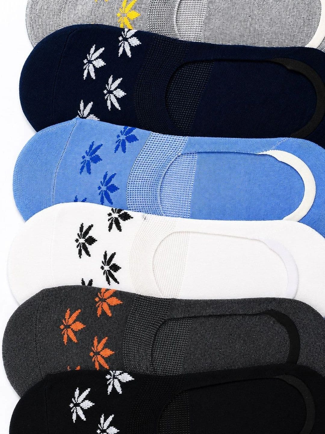 Bellbum Men Pack of 6 Cotton Patterned Shoe Liners Socks thumbnail 3