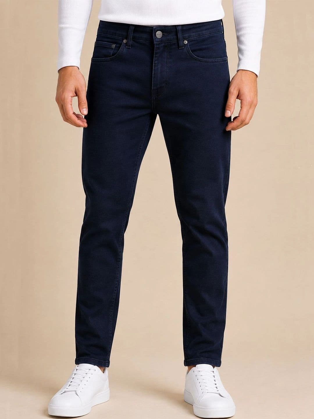 Chennis Men Slim Fit Mid-Rise Stretchable Jeans - view 1