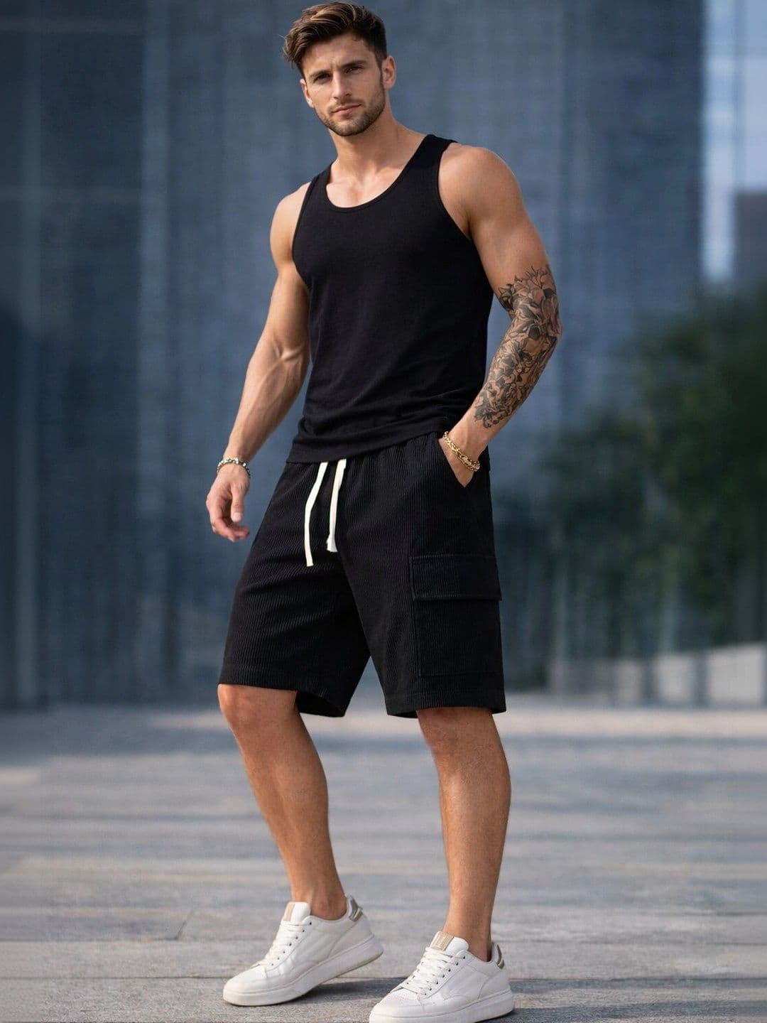 Mast & Harbour Men Cargo Shorts - view 1