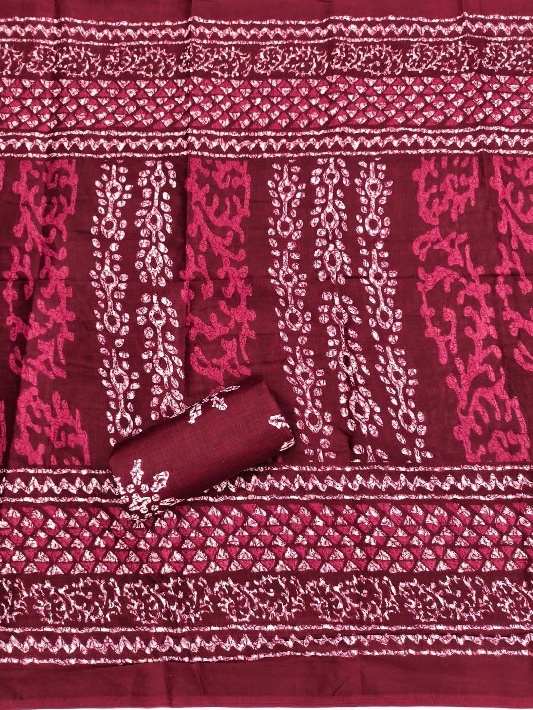 Dhaaga Ghar Printed Pure Cotton Unstitched Dress Material thumbnail 2
