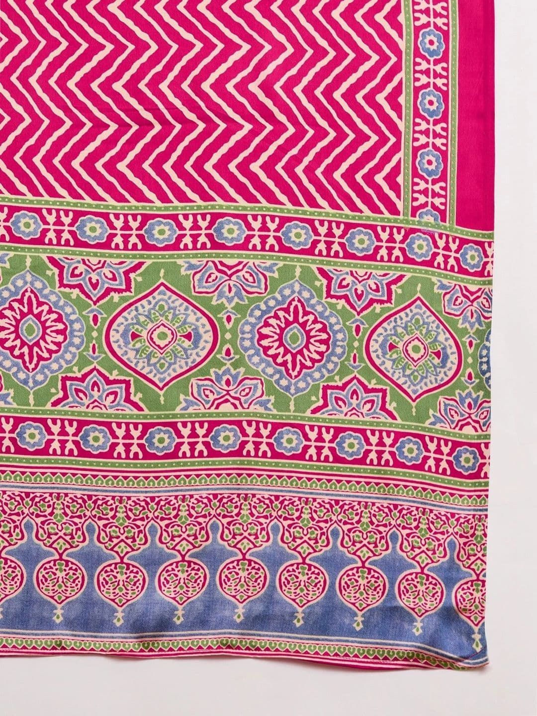 ZYVIRA Satin Unstitched Dress Material thumbnail 4