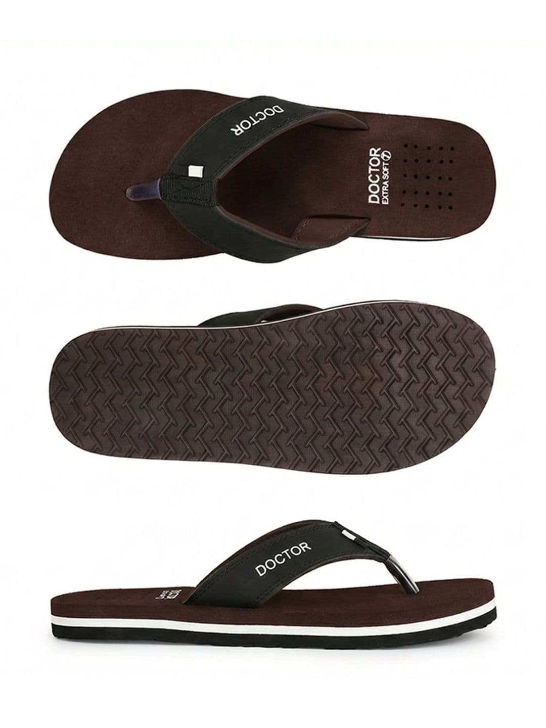 DOCTOR EXTRA SOFT Men Orthopedic Non-Slip Thong Flip-Flops thumbnail 6