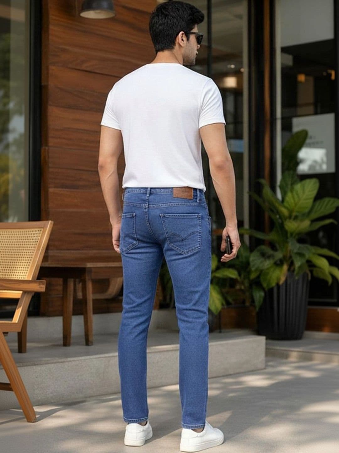 Global Jeans Men Regular Fit Mid-Rise Jeans thumbnail 3