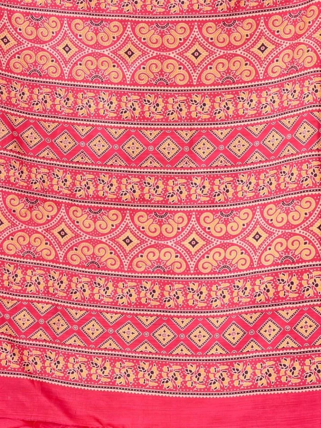 ARQIVO Woven Design Silk Blend Handloom Saree thumbnail 5