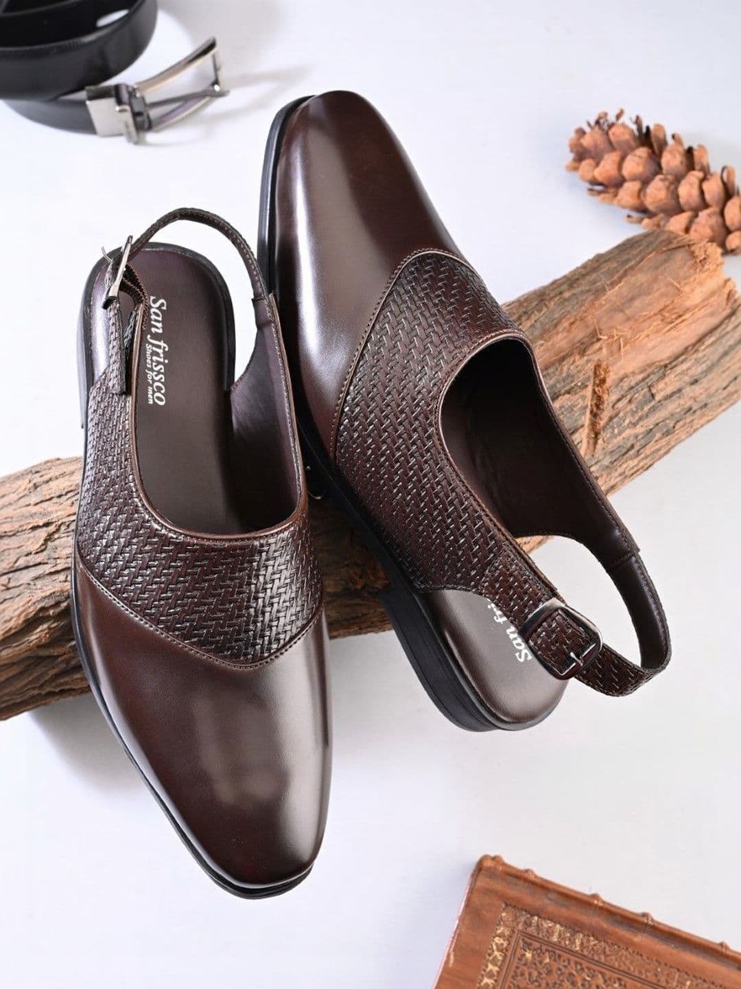 San Frissco Men PU Shoe-Style Sandals - view 1