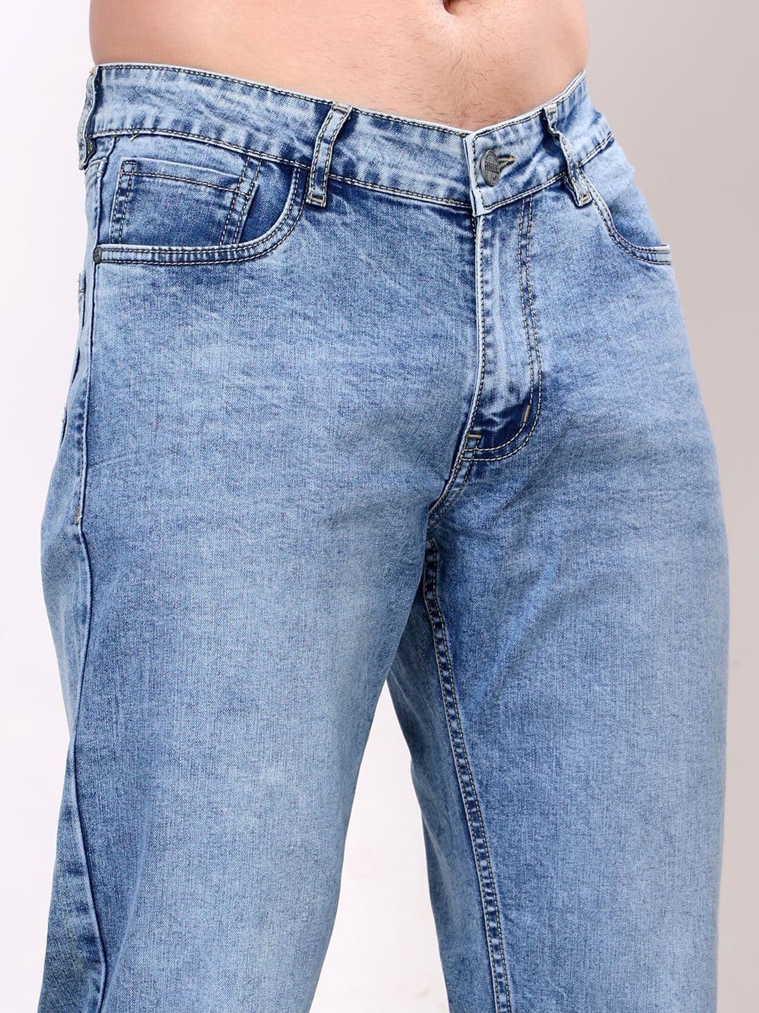 Stylox Men Slim Fit Mid-Rise Jeans thumbnail 4