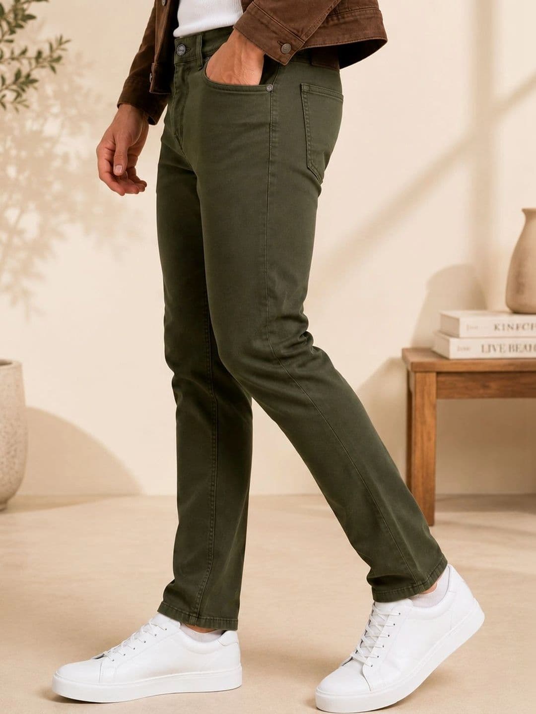 Chennis Men Slim Fit Mid-Rise Stretchable Jeans thumbnail 3