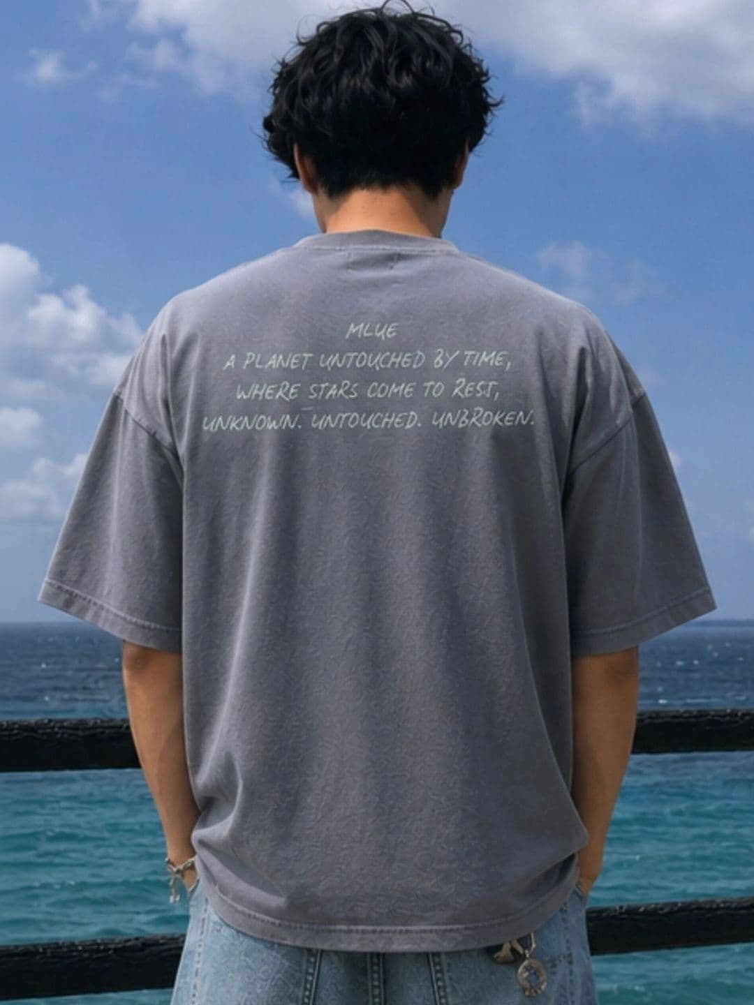 VAIREN Men Printed Boxy T-shirt thumbnail 3