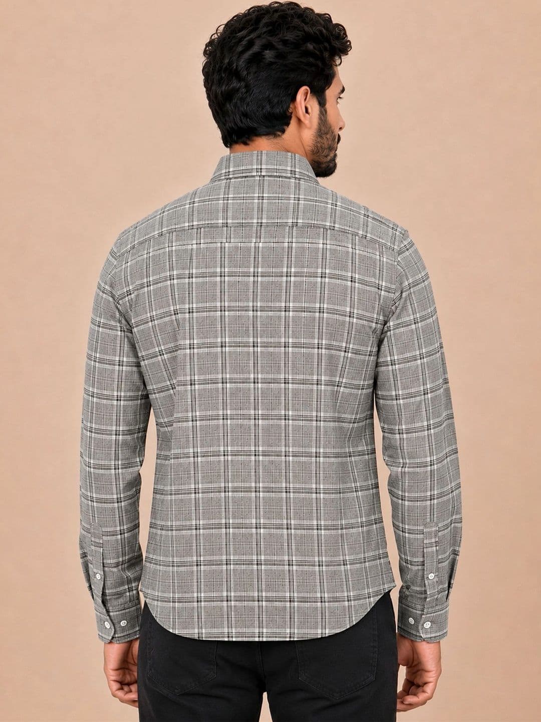 Chennis Men Slim Fit Checked Casual Shirt thumbnail 2