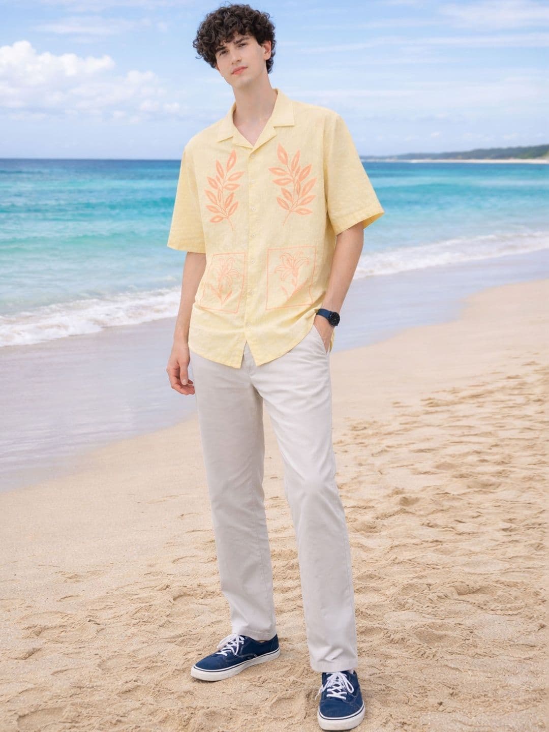 Mast & Harbour Men Relaxed Floral Printed Casual Shirt thumbnail 7