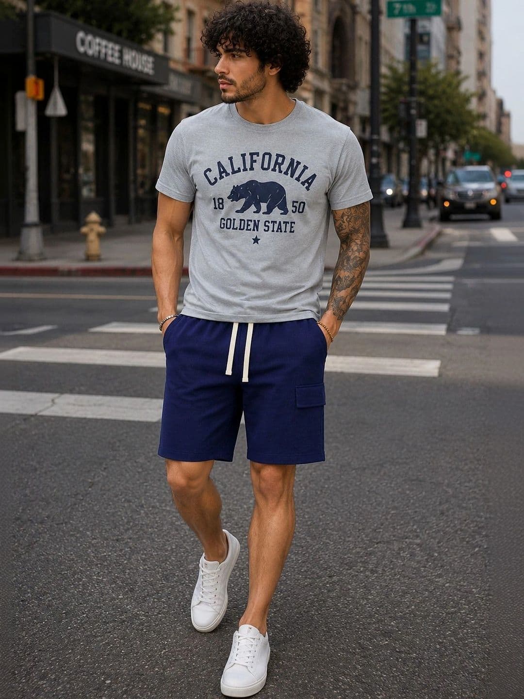 Mast & Harbour Men Cargo Shorts - view 1