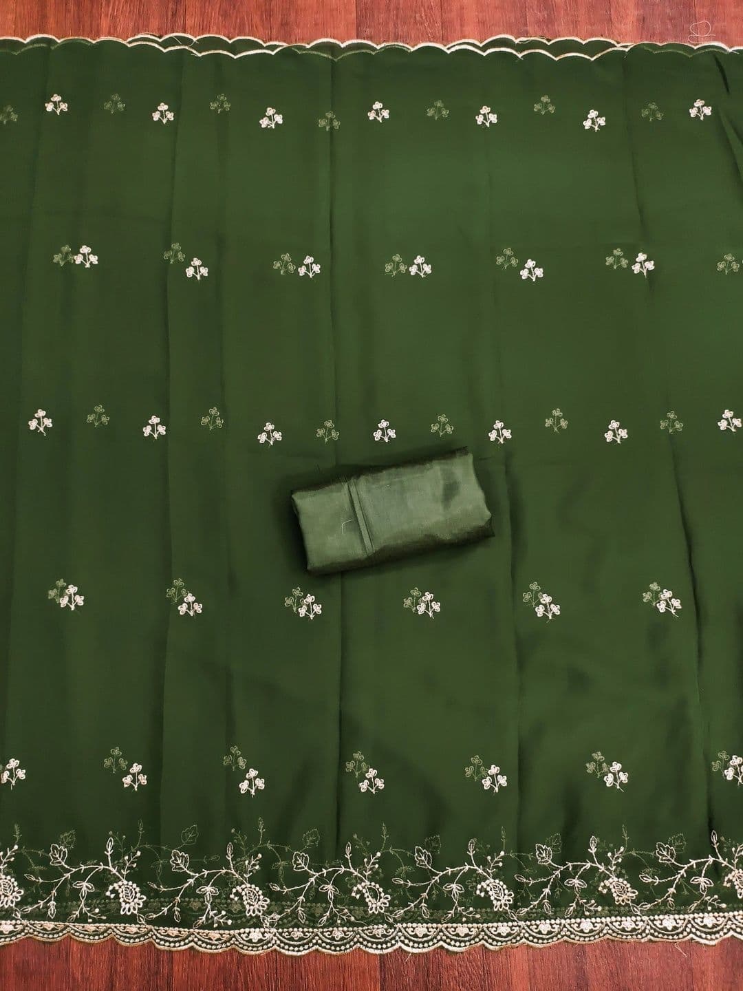TAVAS Embroidered Unstitched Dress Material thumbnail 2
