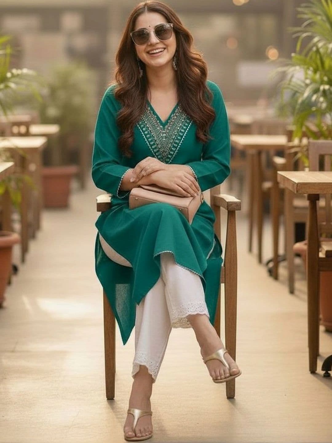 Pjyot by surhi Women Embellished Thread Work Kurta thumbnail 4