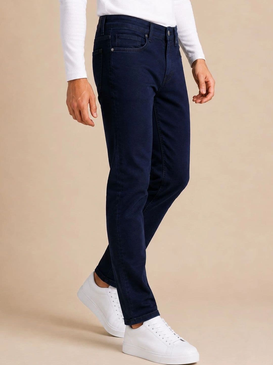 Chennis Men Slim Fit Mid-Rise Stretchable Jeans thumbnail 5