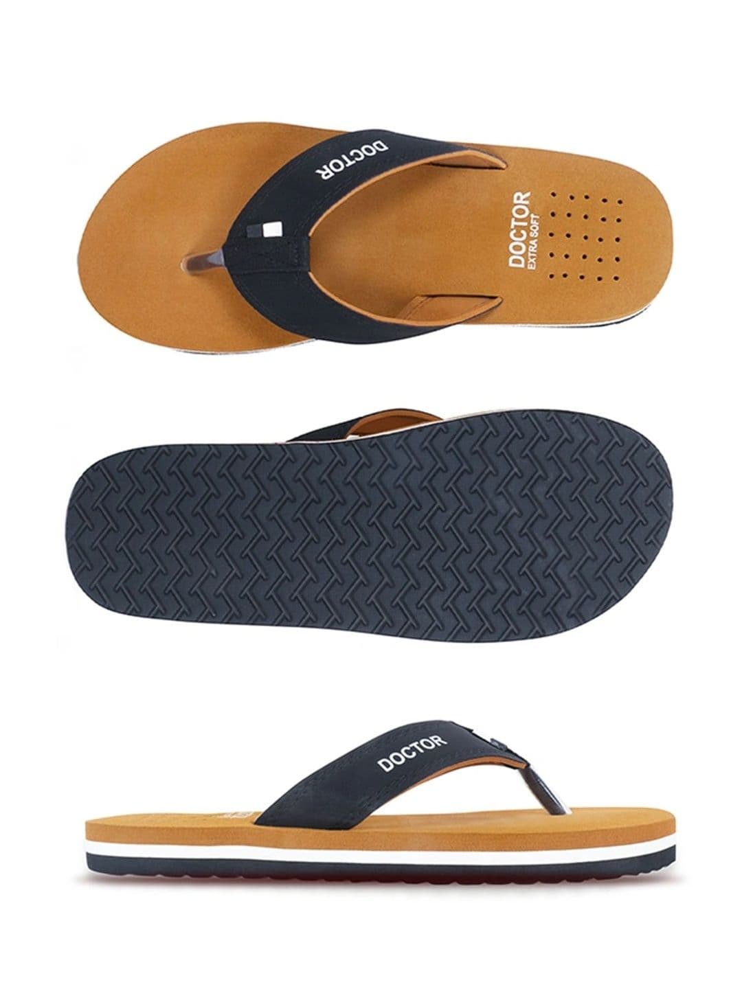 DOCTOR EXTRA SOFT Men Orthopedic Non-Slip Thong Flip-Flops thumbnail 3