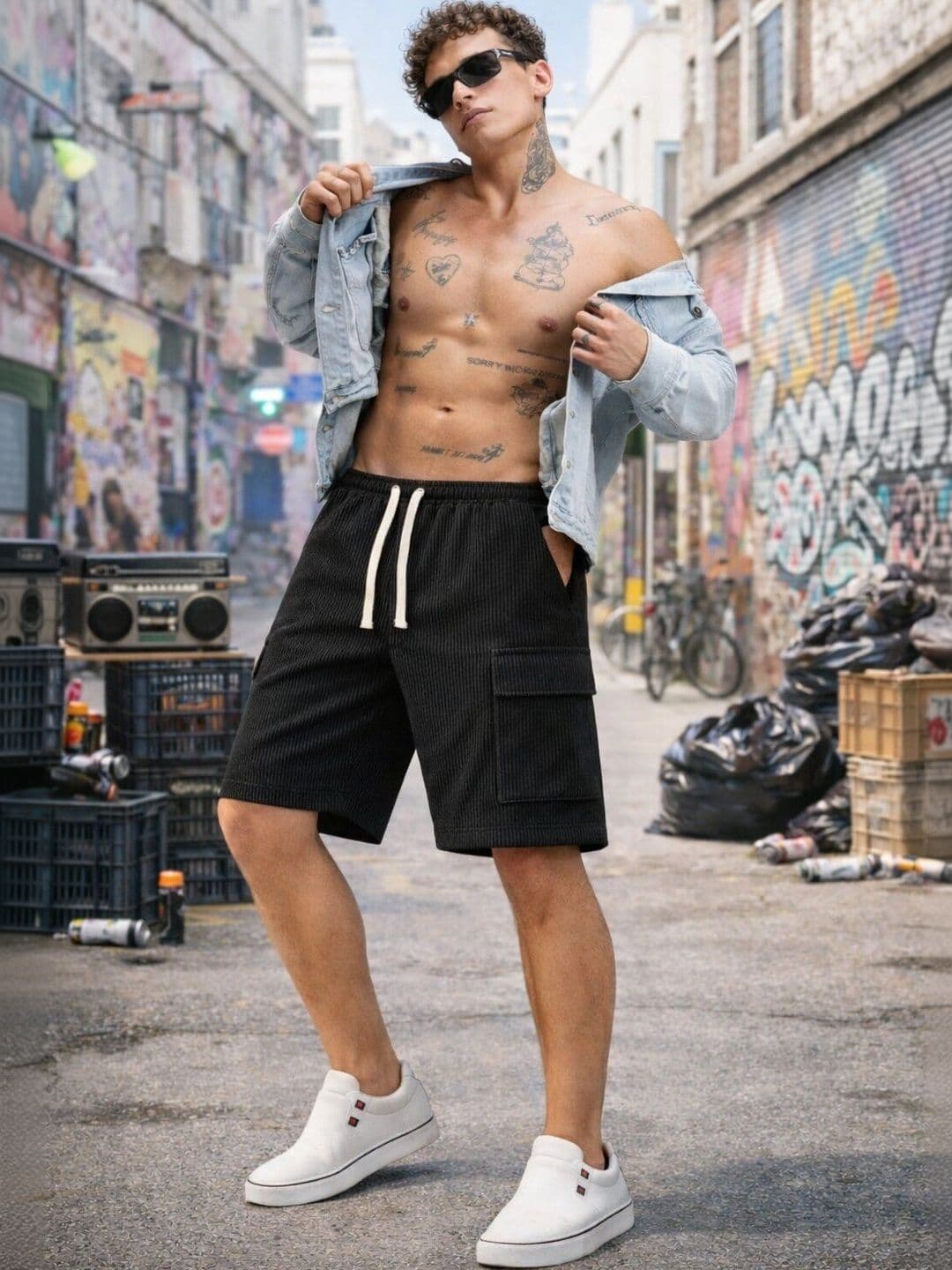 Mast & Harbour Men Cargo Shorts - view 1