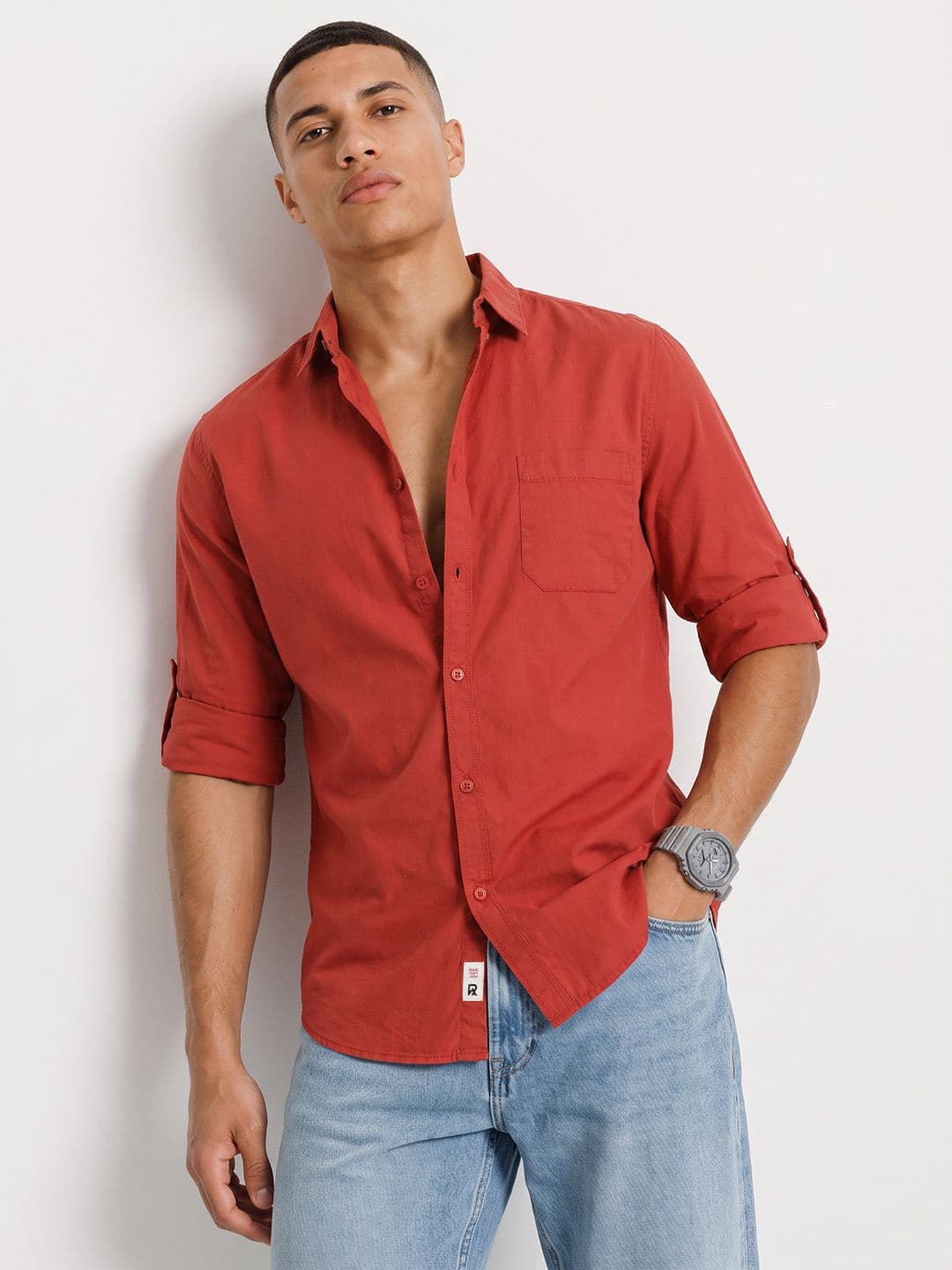 The Roadster Life Co. Pure Cotton Casual Shirt - view 1