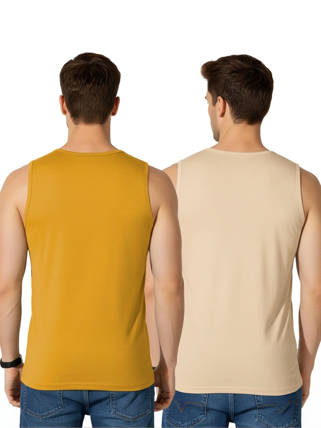 SLOWLORIS Men Pack of  2 Printed T-shirt thumbnail 4