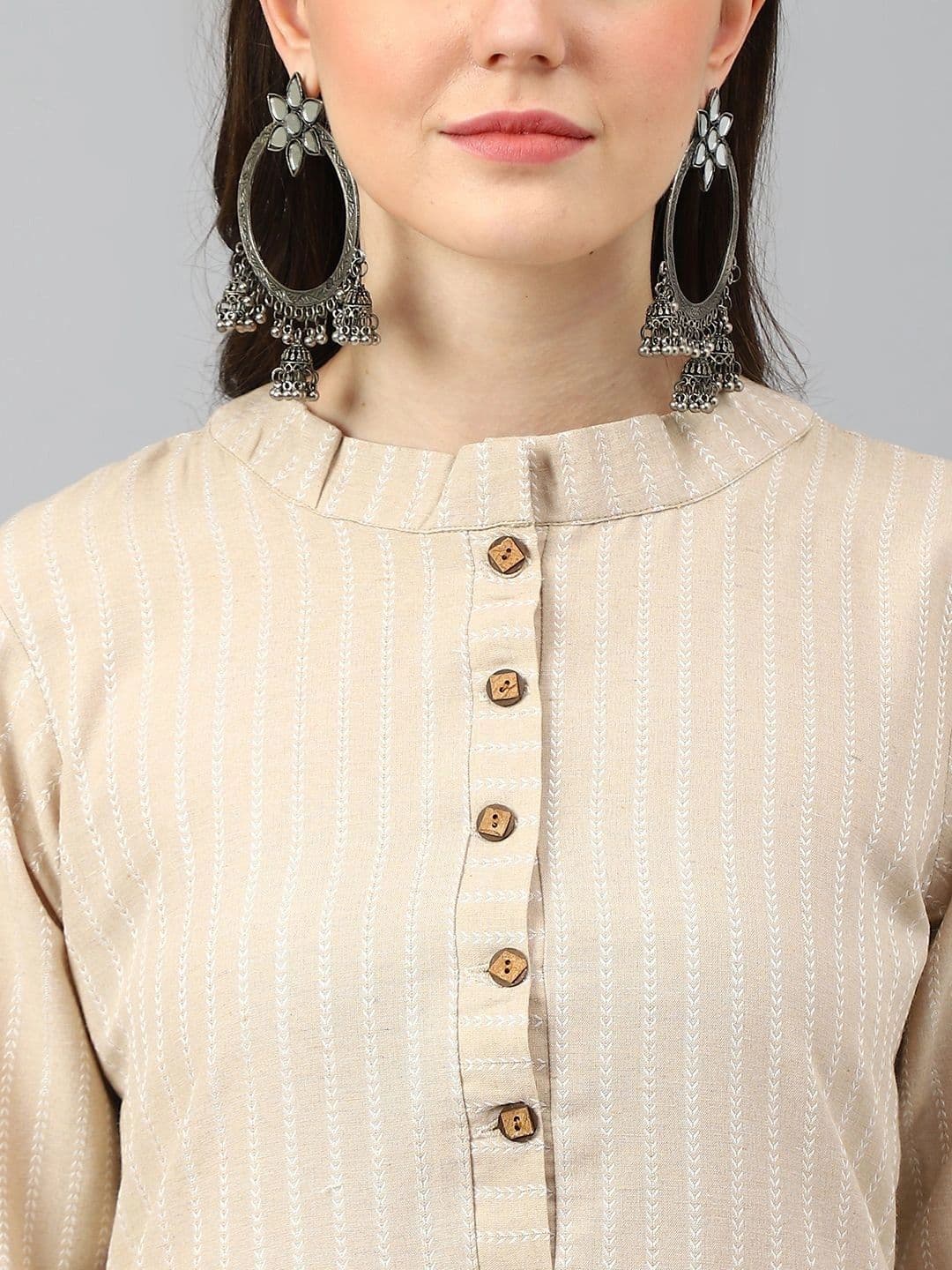 Anouk X fwd Women Striped Kurta thumbnail 2