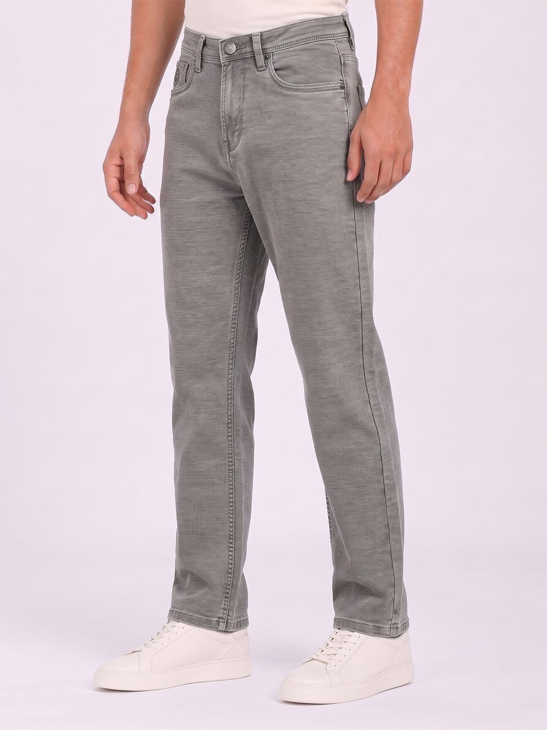 THUNDER JEANS Men Slim Fit Mid-Rise Stretchable Jeans - view 1