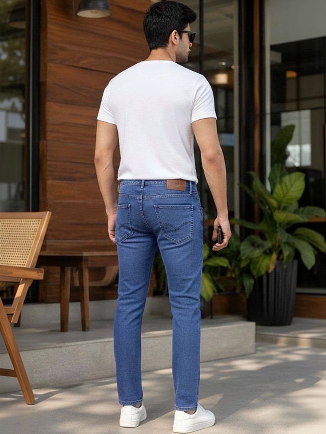 Global Jeans Men Regular Fit Mid-Rise Jeans thumbnail 2