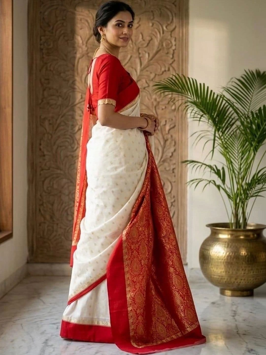 Silk Loomluxe Woven Design Art Silk Saree thumbnail 6
