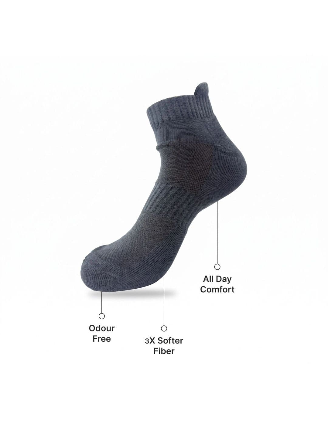 Moda Rapido Men Pack of 5 Cotton Blend Patterned Ankle Length Socks thumbnail 6