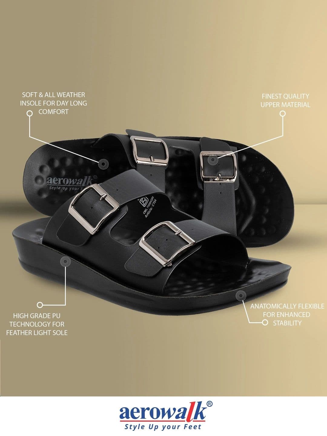 Aerowalk Men Comfort Sandals thumbnail 4