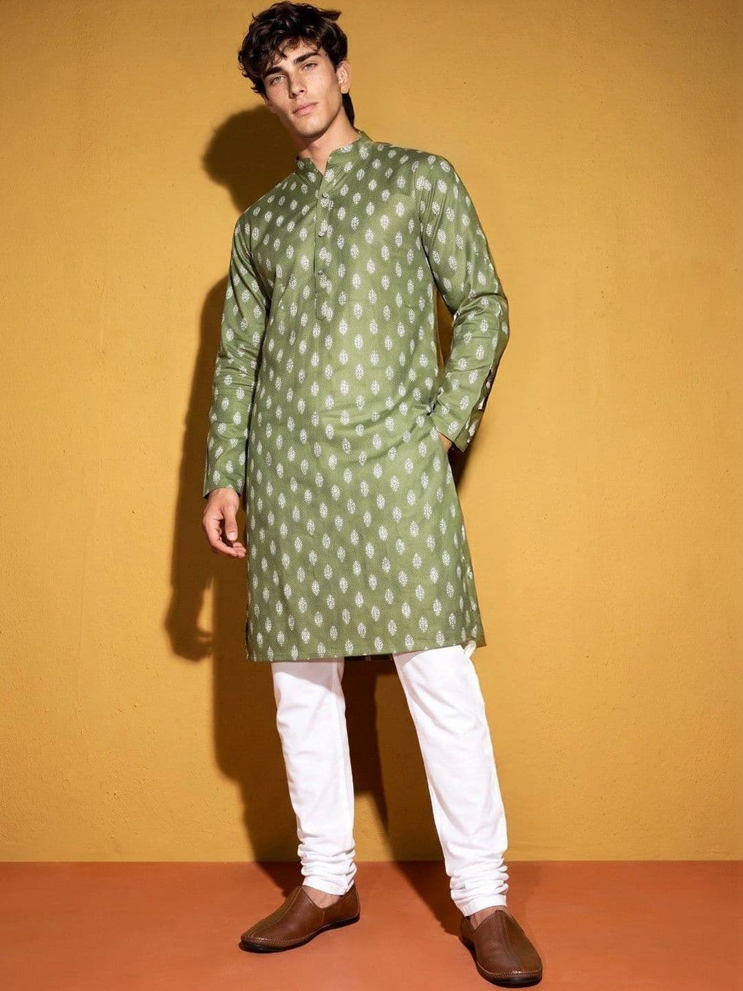 DRIP CHOWK Men Ethnic Motifs Printed Kurta thumbnail 4