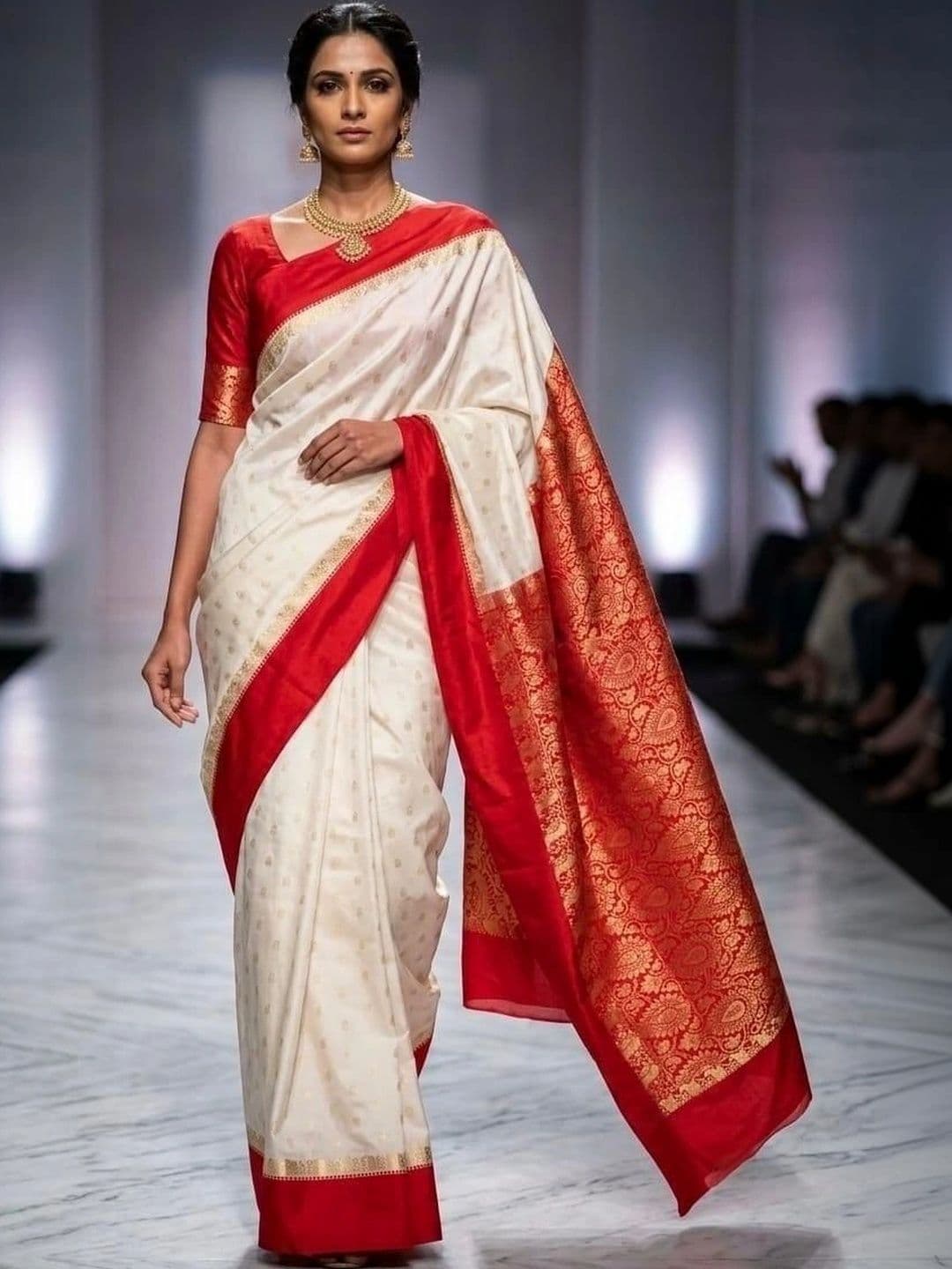 Silk Loomluxe Woven Design Art Silk Saree thumbnail 5