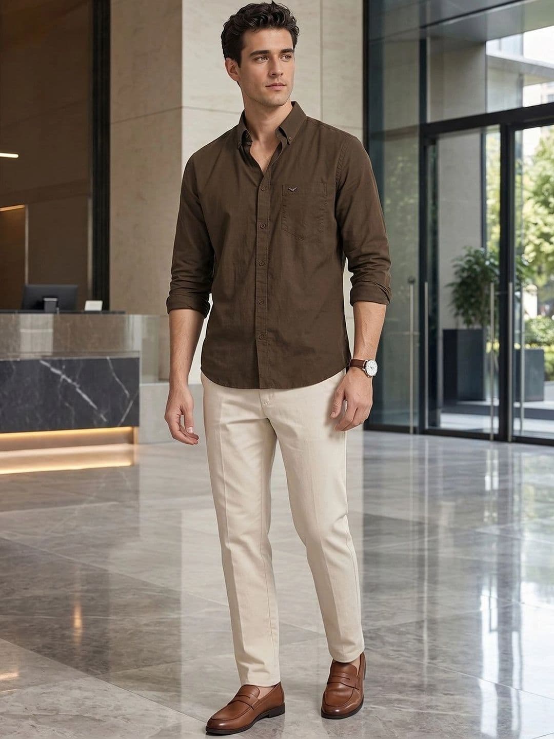 NOBERO Men Classic Casual Shirt thumbnail 3