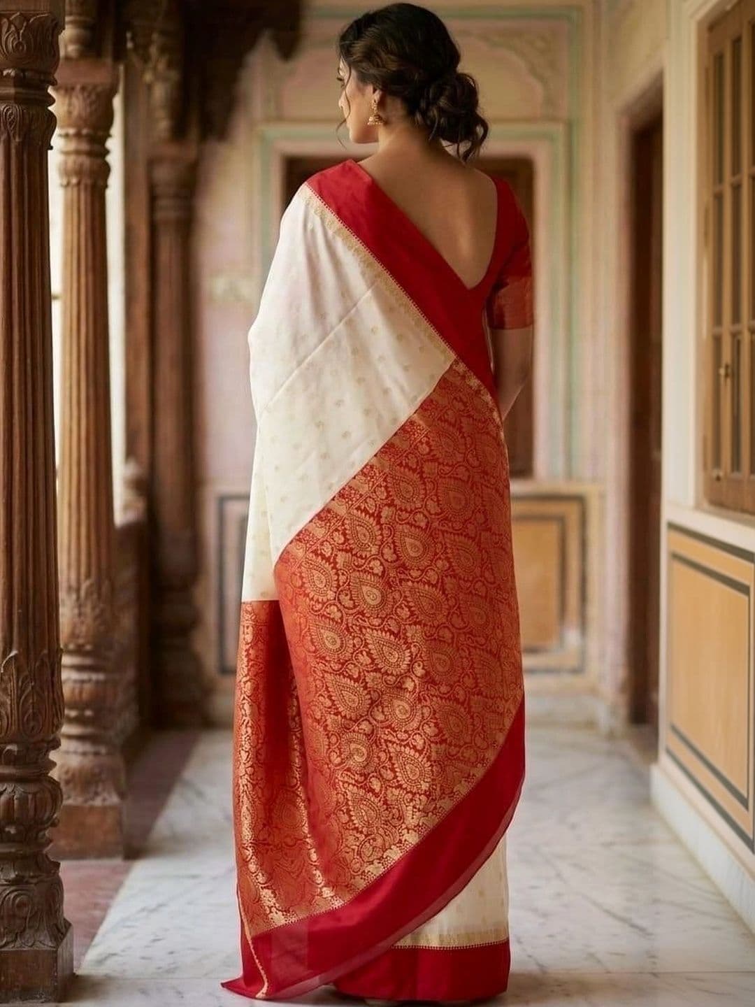 Silk Loomluxe Zari Art Silk Saree thumbnail 3