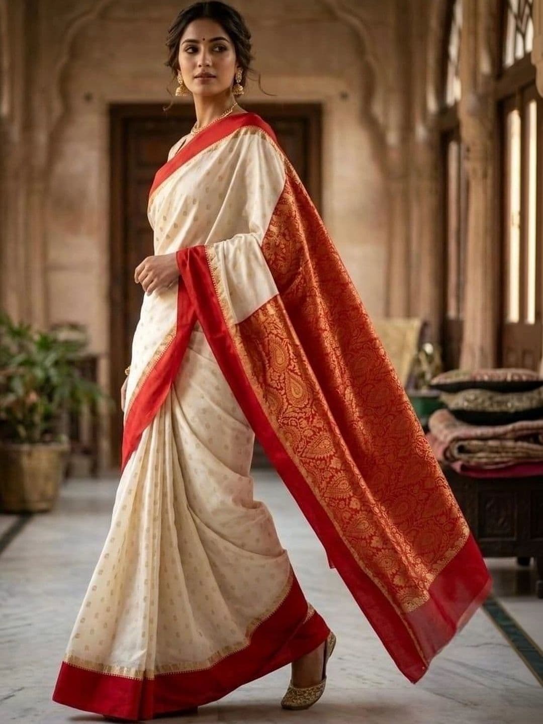 Silk Loomluxe Woven Design Art Silk Saree thumbnail 2