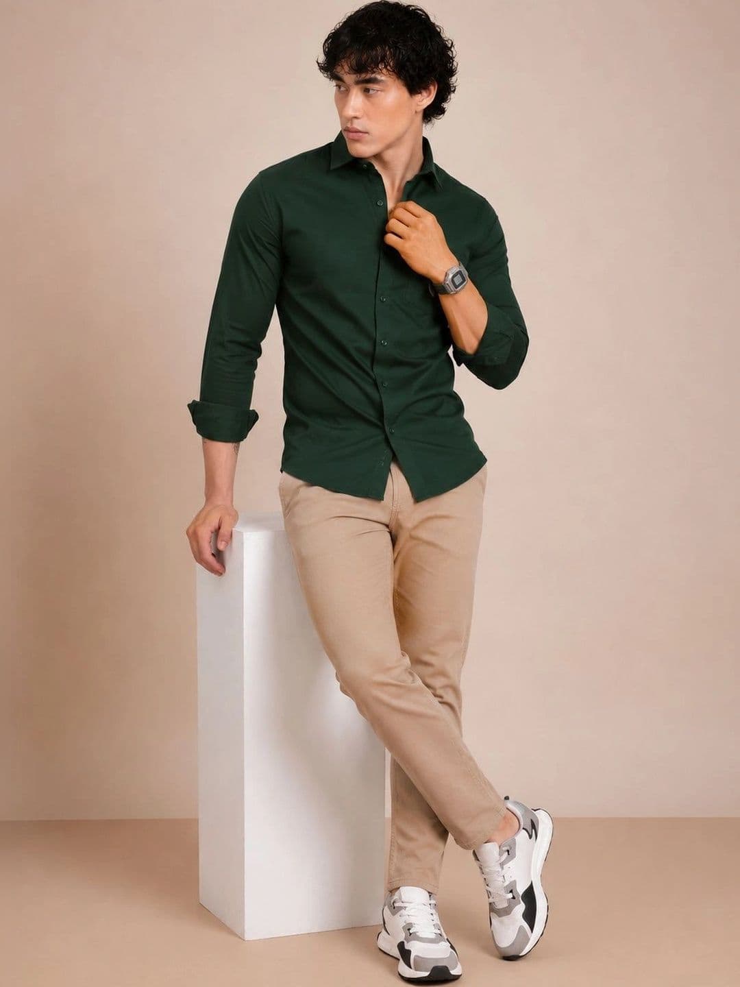 Lee Cross Men Slim Fit Casual Shirt thumbnail 3