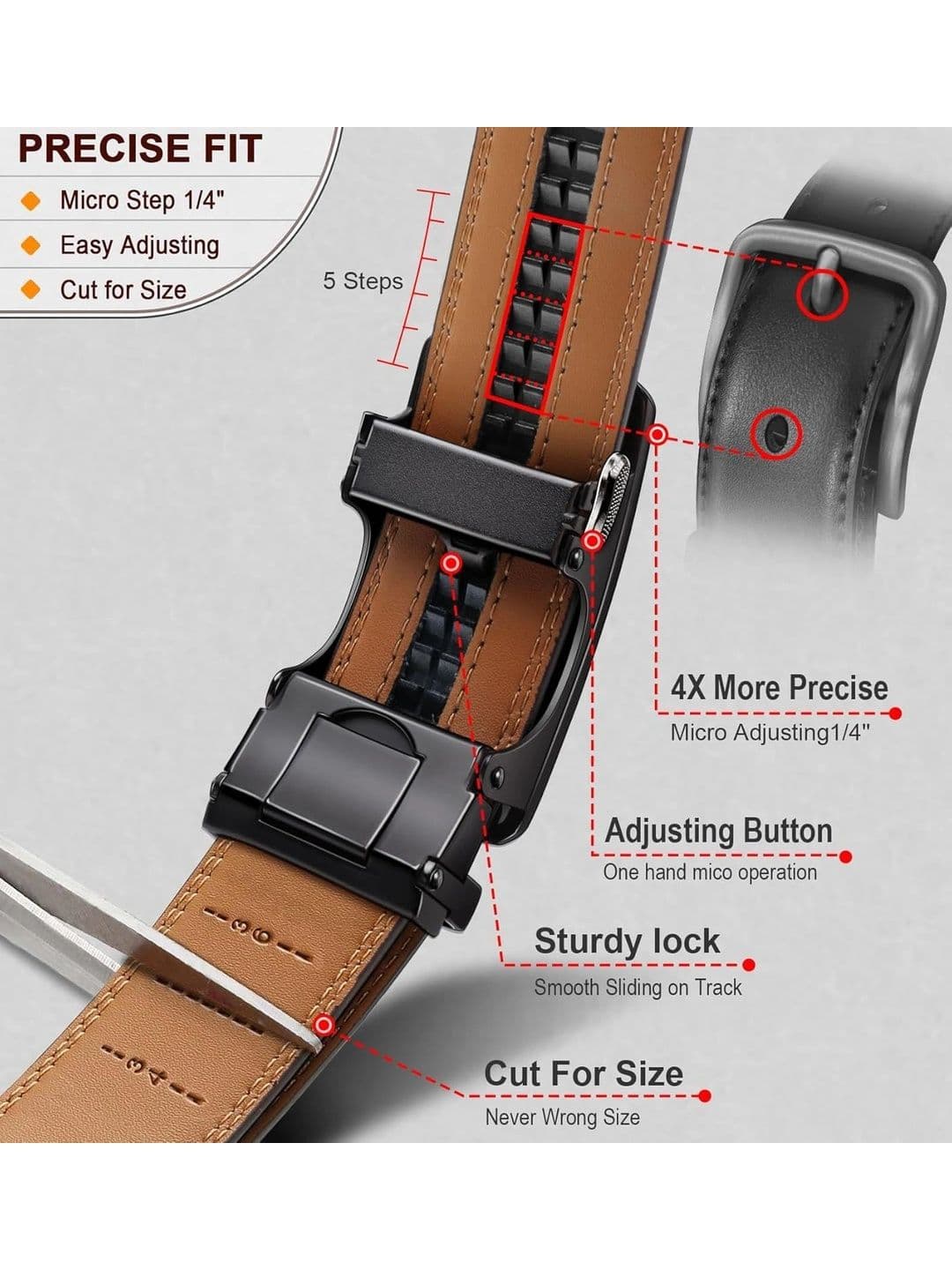 WROGN Men Solid PU Belt thumbnail 4