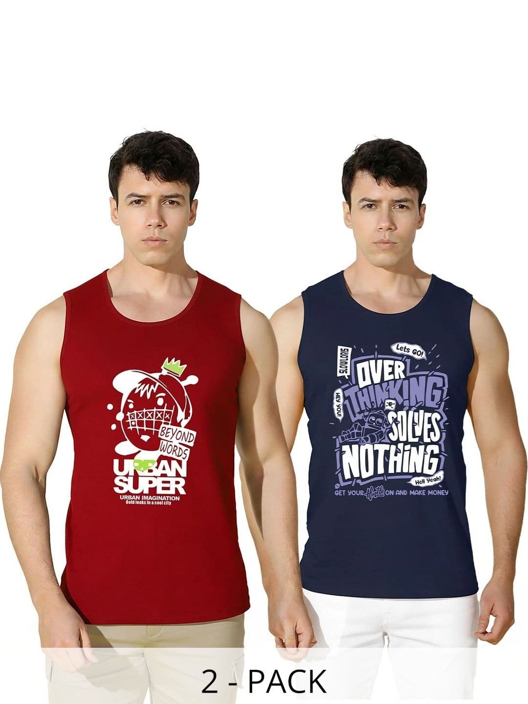 CRYPTIC Men 2 Printed T-shirt - view 1