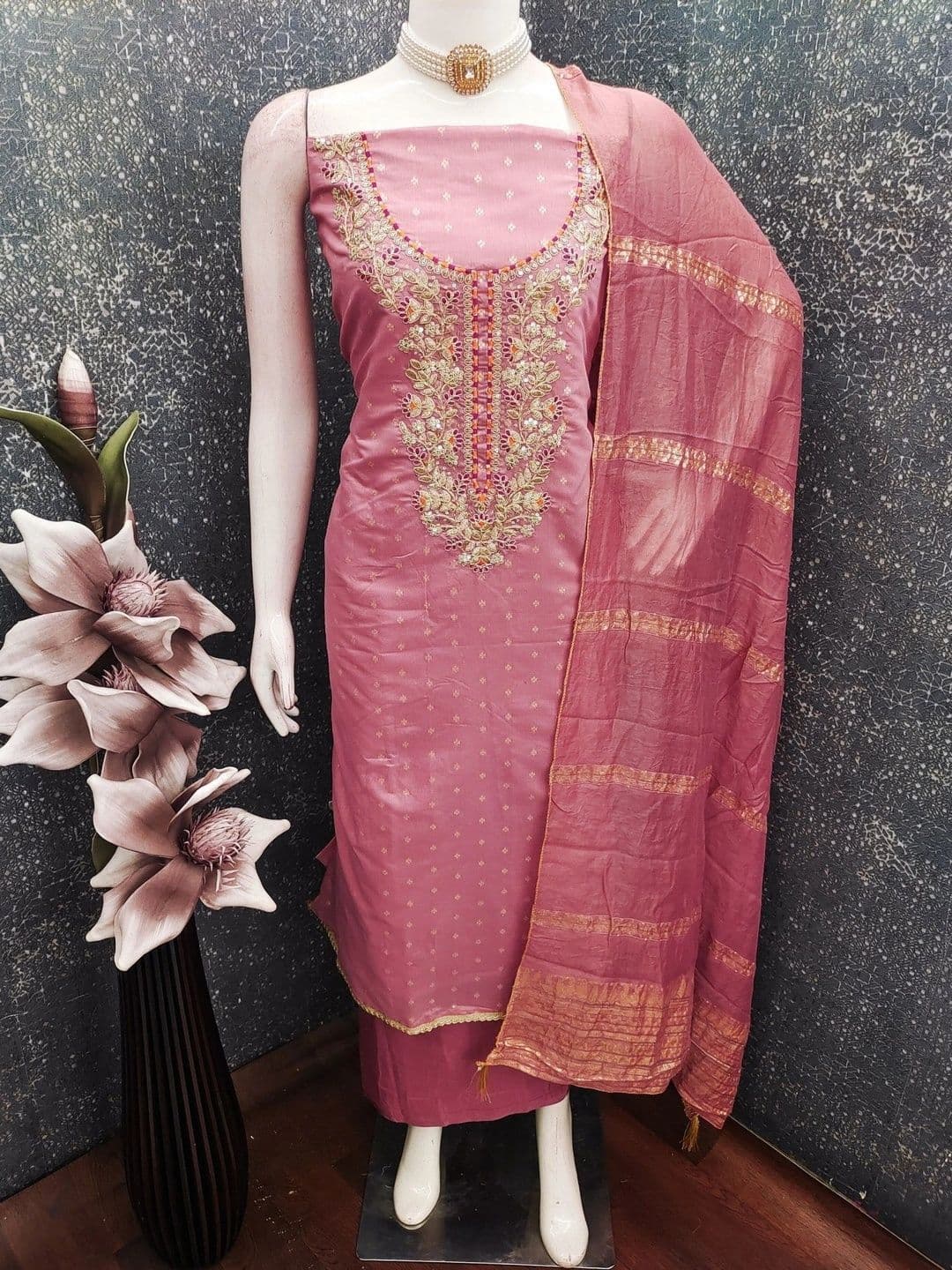 TAVAS Unstitched Dress Material thumbnail 3