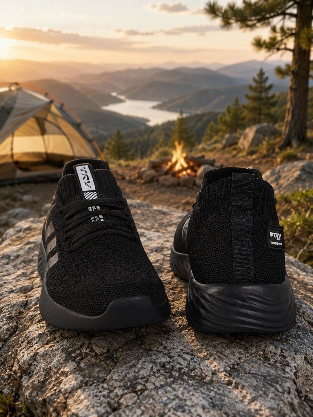 TRV Men Textured Lace-Up Walking Shoes thumbnail 5