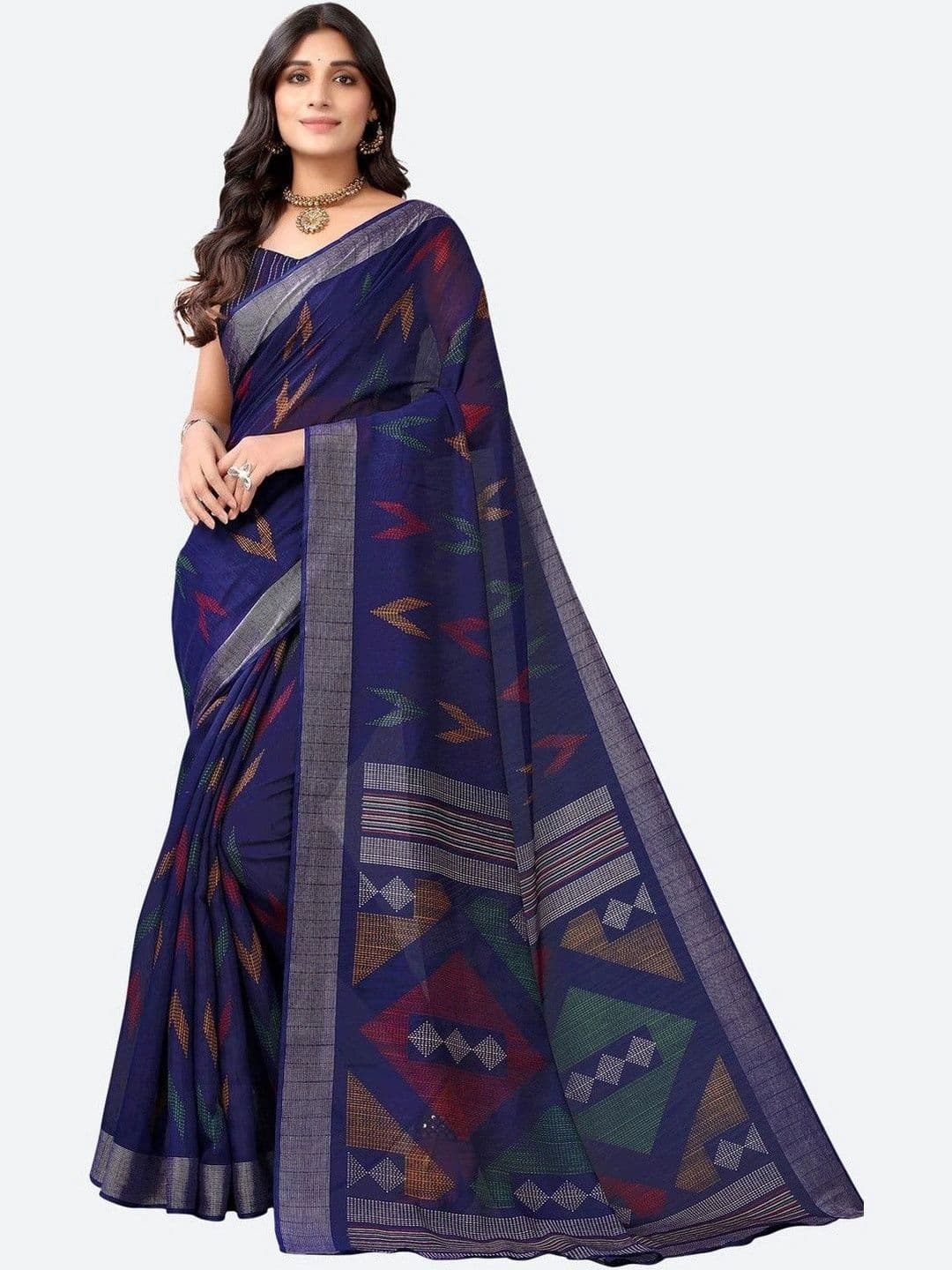 SANISA Ethnic Motifs Saree thumbnail 4