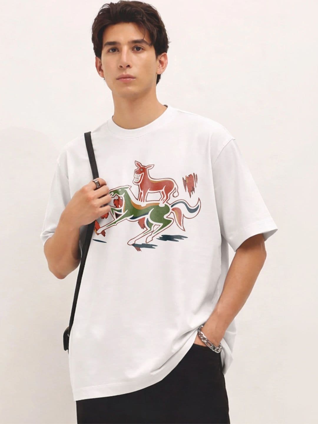 Moda rapido X TOGS & TERRE Men Printed Organic Cotton Blend T-shirt - view 1