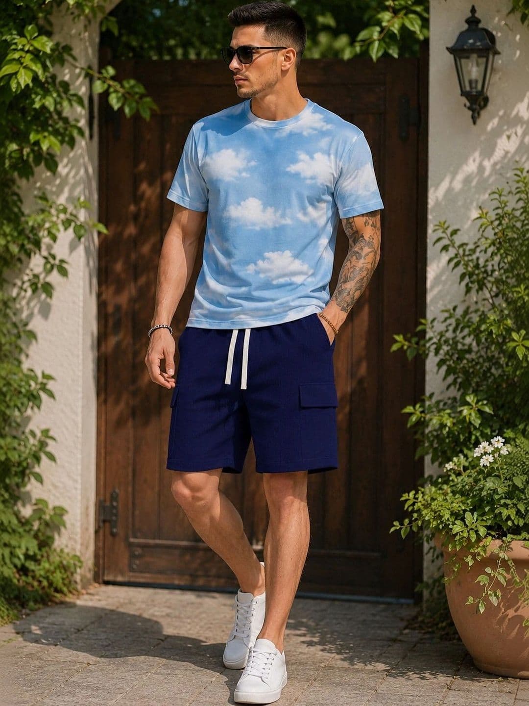 Mast & Harbour Men Cargo Shorts - view 1
