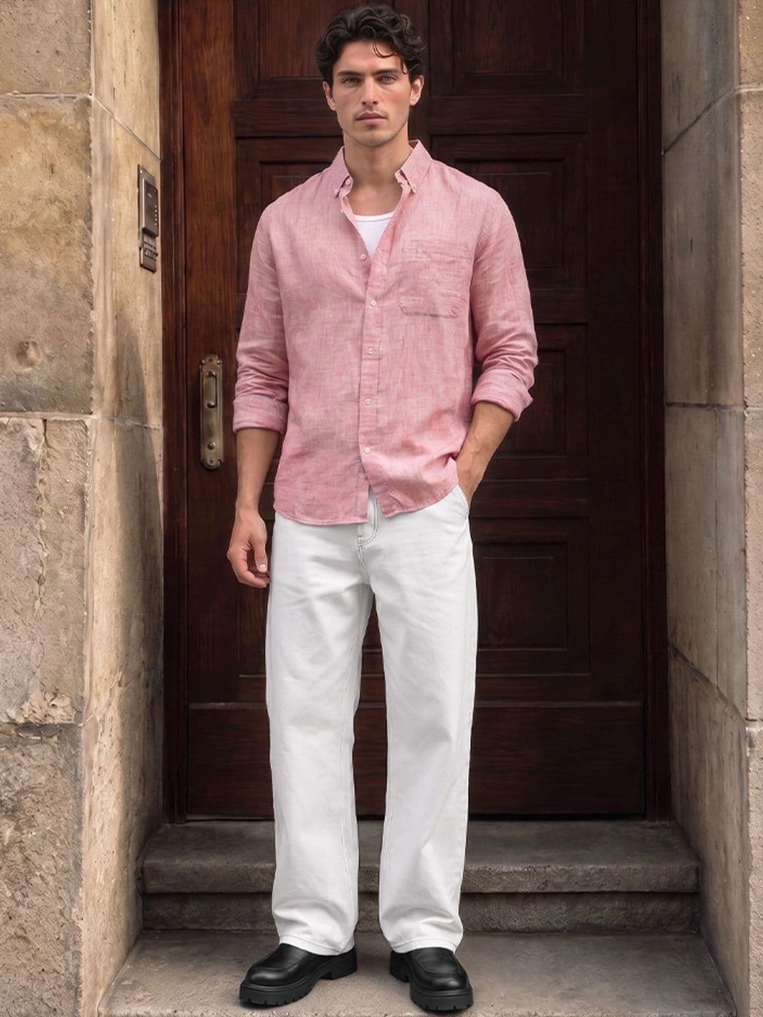 Powerlook Textured Long Sleeves Shirt thumbnail 6