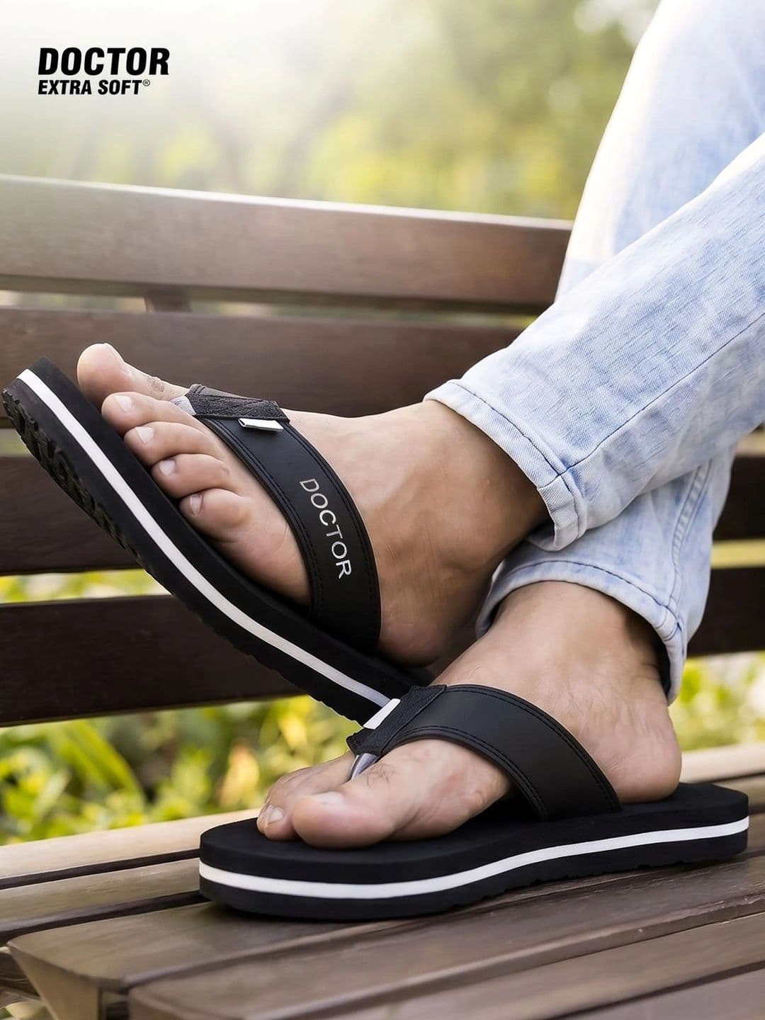DOCTOR EXTRA SOFT Men Orthopedic Non-Slip Thong Flip-Flops - view 1